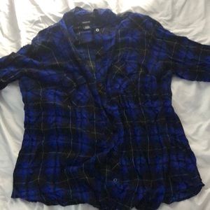 Blue flannel